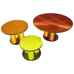 Modern Coffee Tables "Reflector Collection" by Sebastiano Bottos, Italia