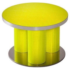 Modern shining Coffee Table "Reflector Collection" by Sebastiano Bottos, Italia