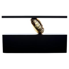 Modern 'Collapse' Console Table in Steel