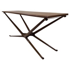 Tavolo consolle in noce massiccio della Collezione Modern Hand Made Solid