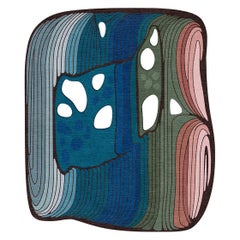 Modern Colofrul Unusual Rug Multicolored Irregular Shape, Gamma Nord Large