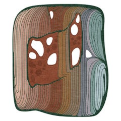 Modern Colofrul Unusual Rug Multicolored Irregular Shape, Gamma Orient Large