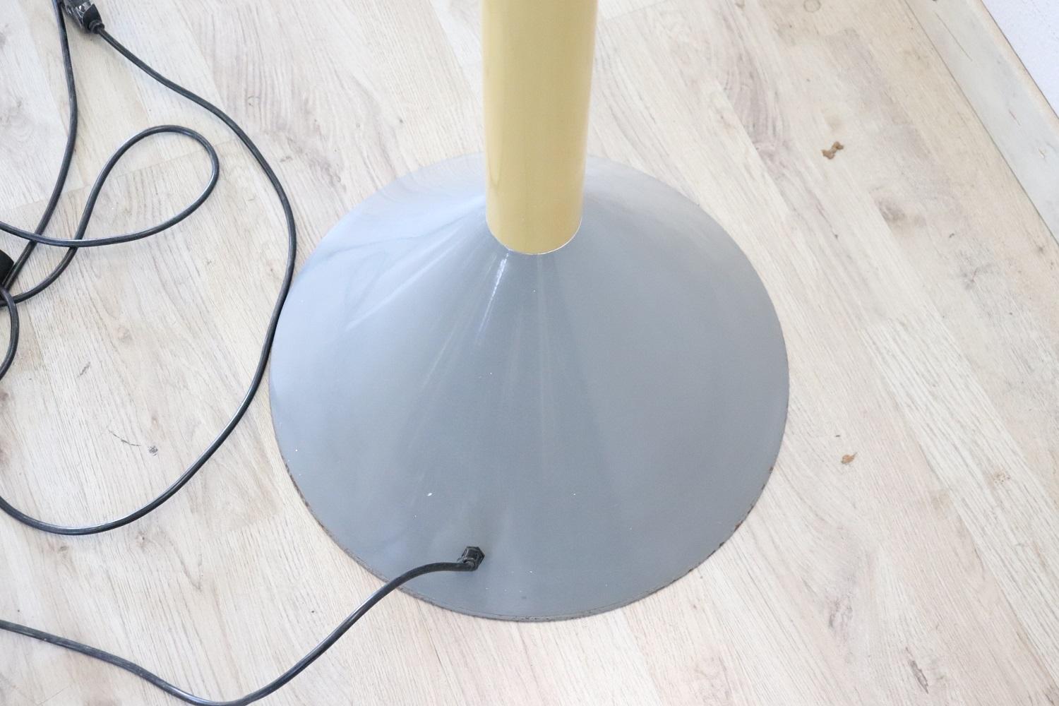 Modern Colored Steel Callimaco Floor Lamp by Sottsass for Artemide 1980s For Sale 1
