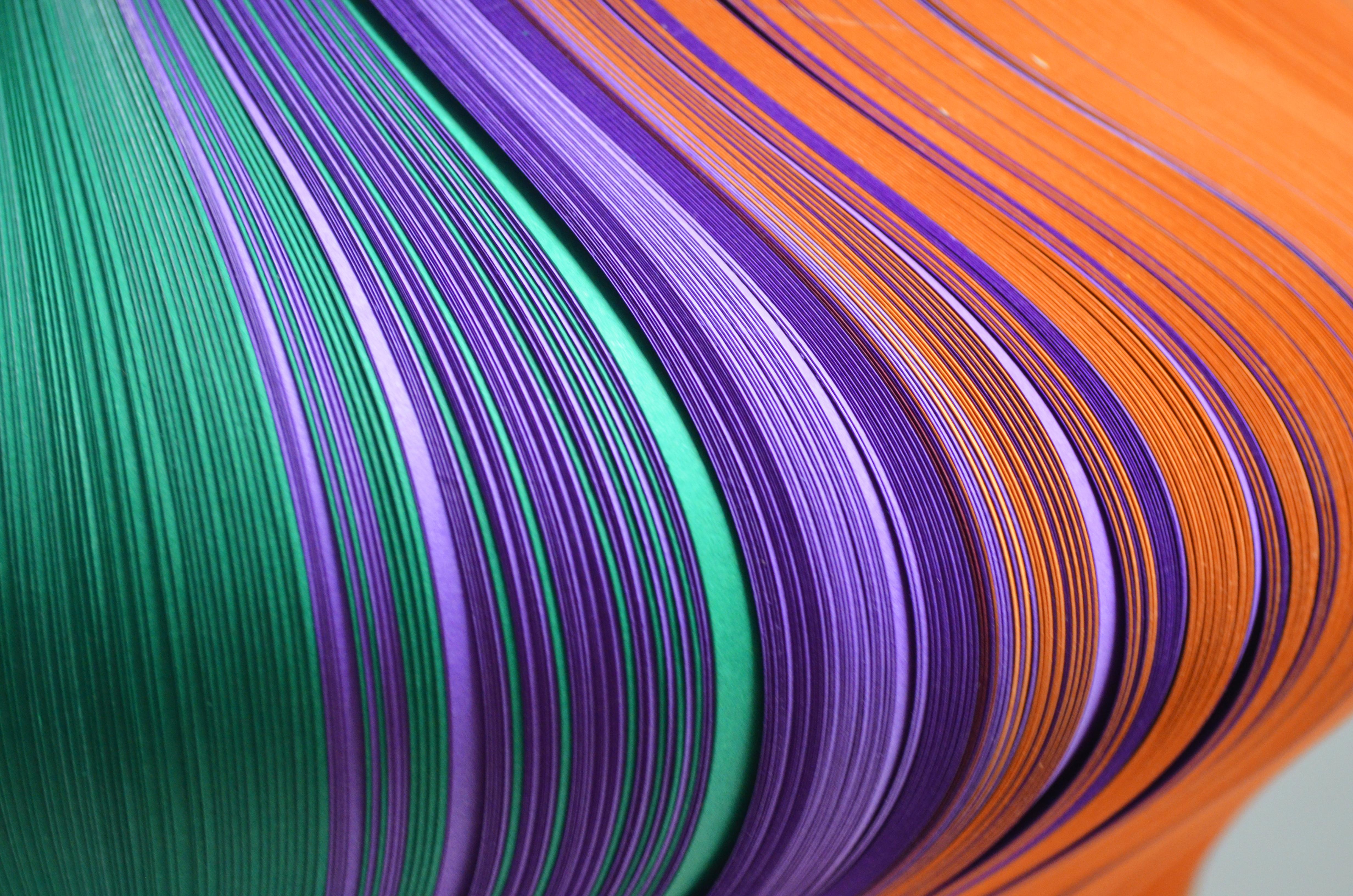 Italiano Vaso di carta Modern Color Daniele Papuli fatto a mano Pezzo unico per Dilmos in vendita