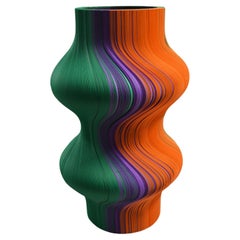 Modern Colourful Paper Vase Daniele Papuli Handmade Unique Piece for Dilmos
