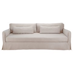 Canapé moderne et confortable de 3 places avec double couture et remplissage de mousse
