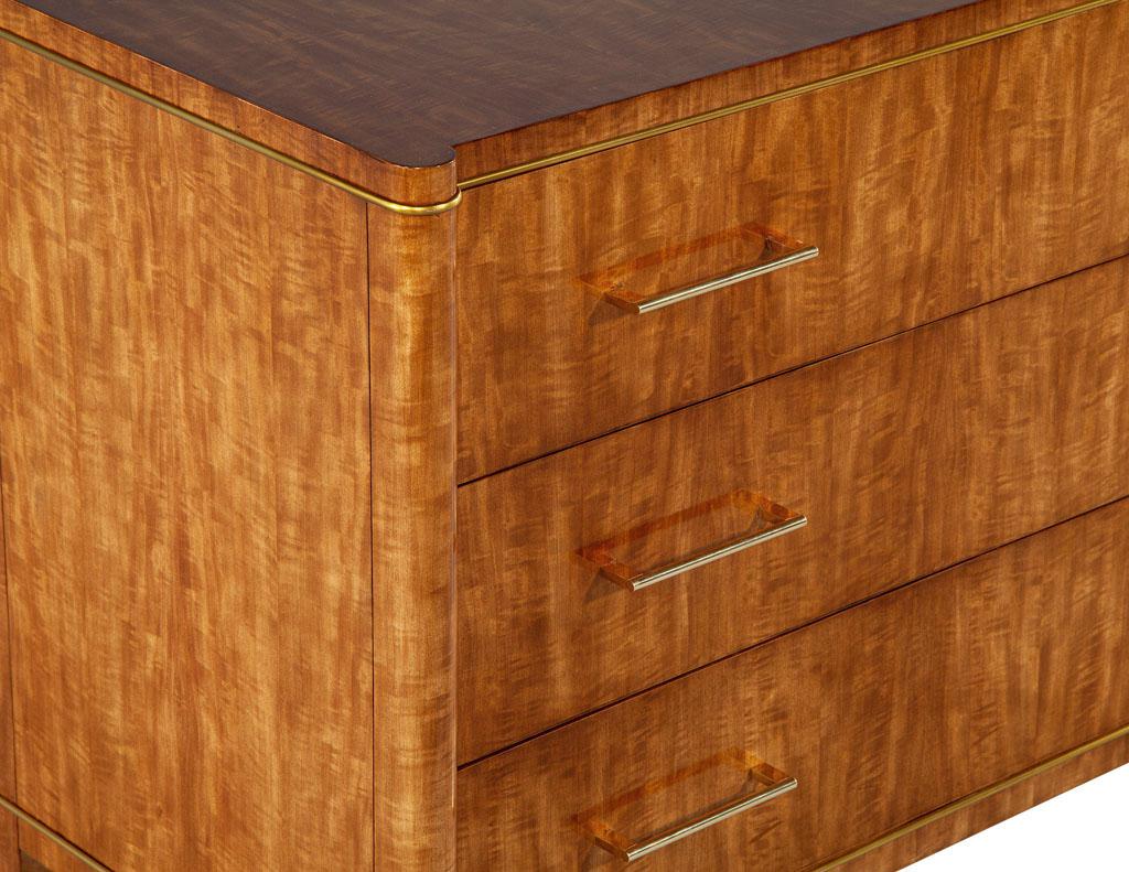 Modern Commode Chest of Drawers in the Style of De Coene Frères For Sale 8