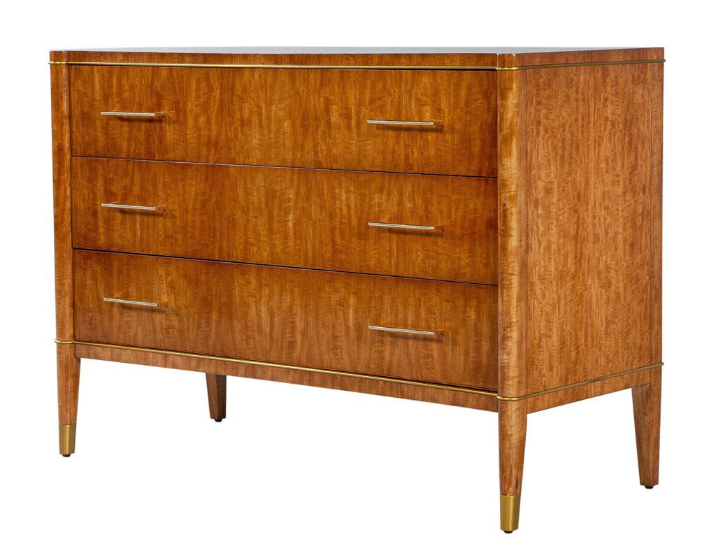American Modern Commode Chest of Drawers in the Style of De Coene Frères For Sale