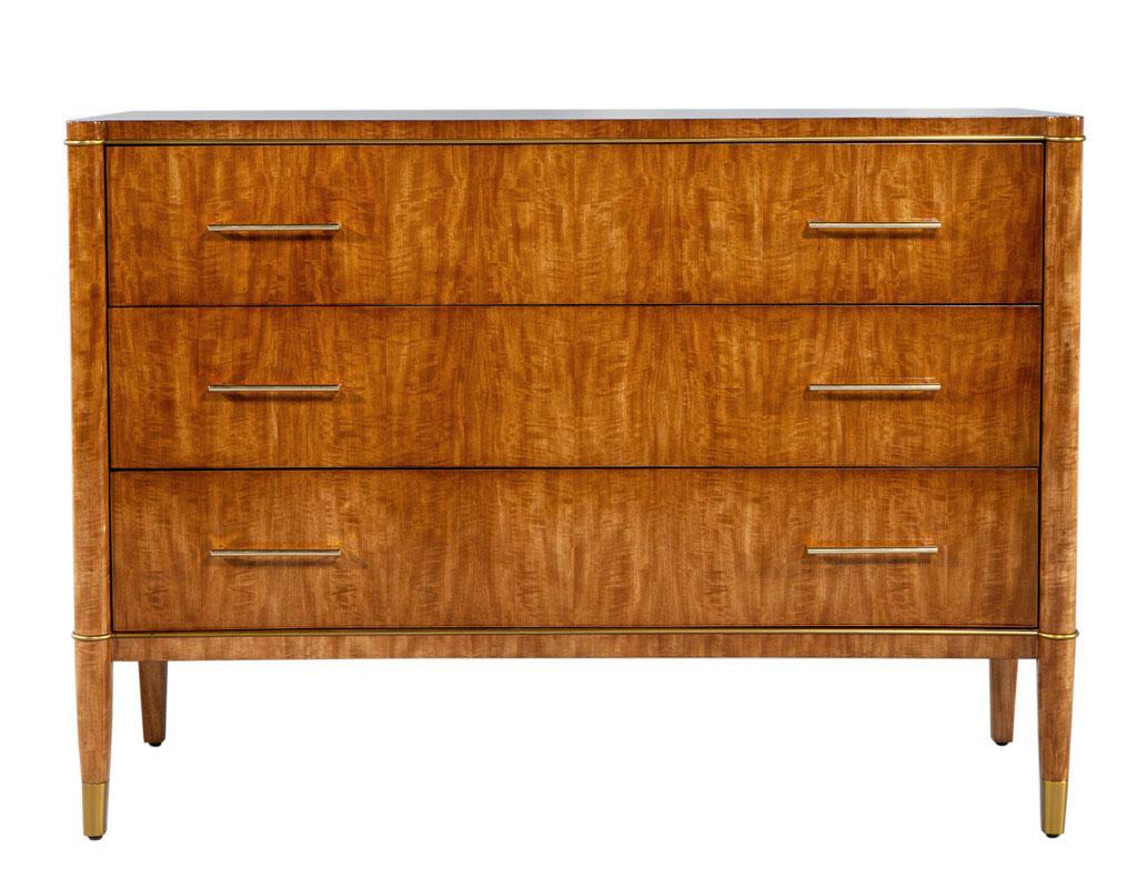Contemporary Modern Commode Chest of Drawers in the Style of De Coene Frères For Sale
