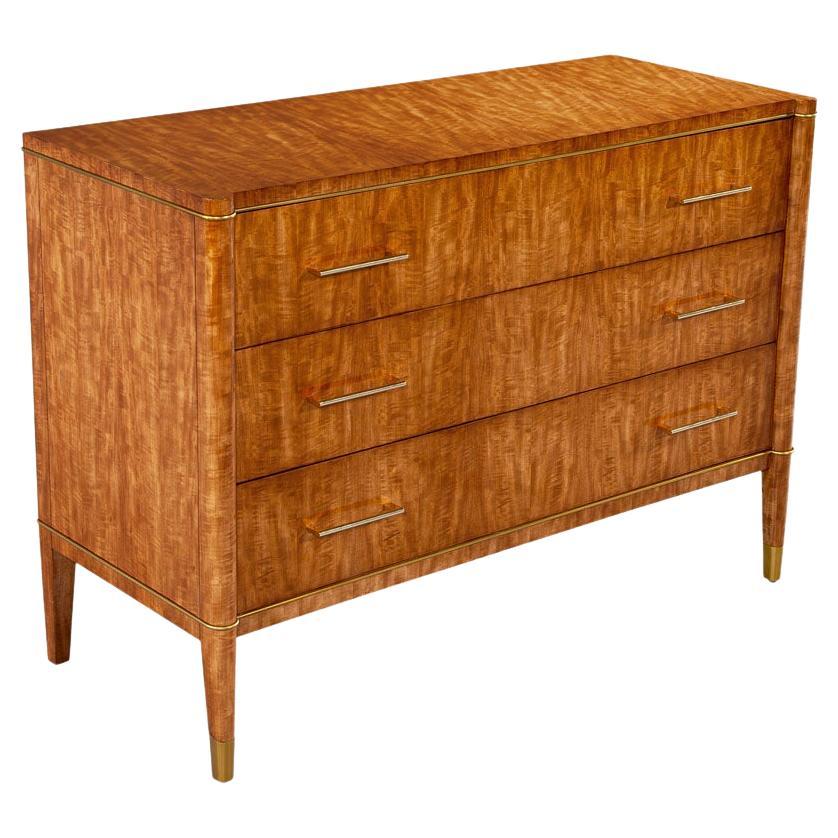 Modern Commode Chest of Drawers in the Style of De Coene Frères For Sale