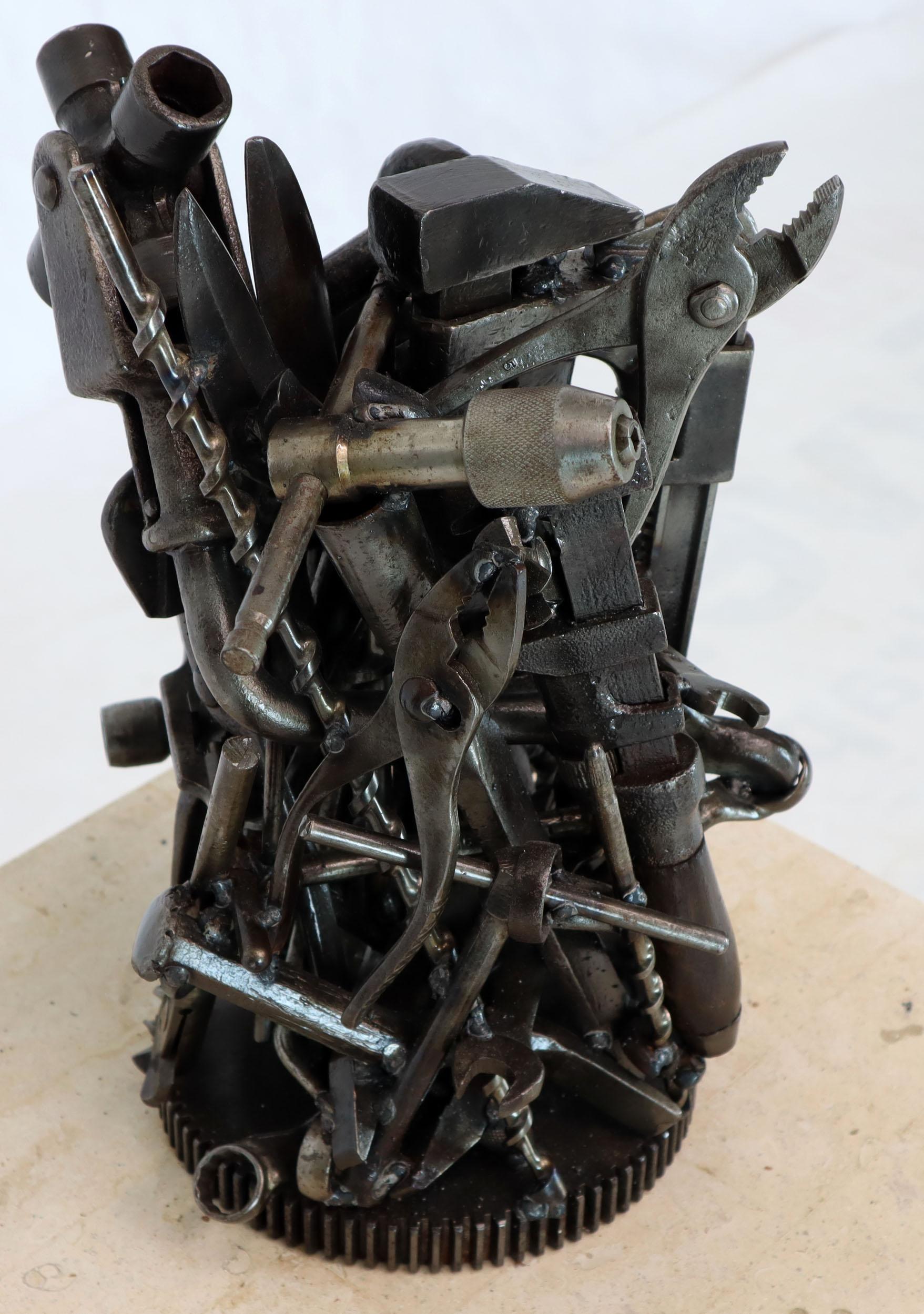 Modern Complex Tools Group Sculpture Welded Tools In Excellent Condition For Sale In Rockaway, NJ