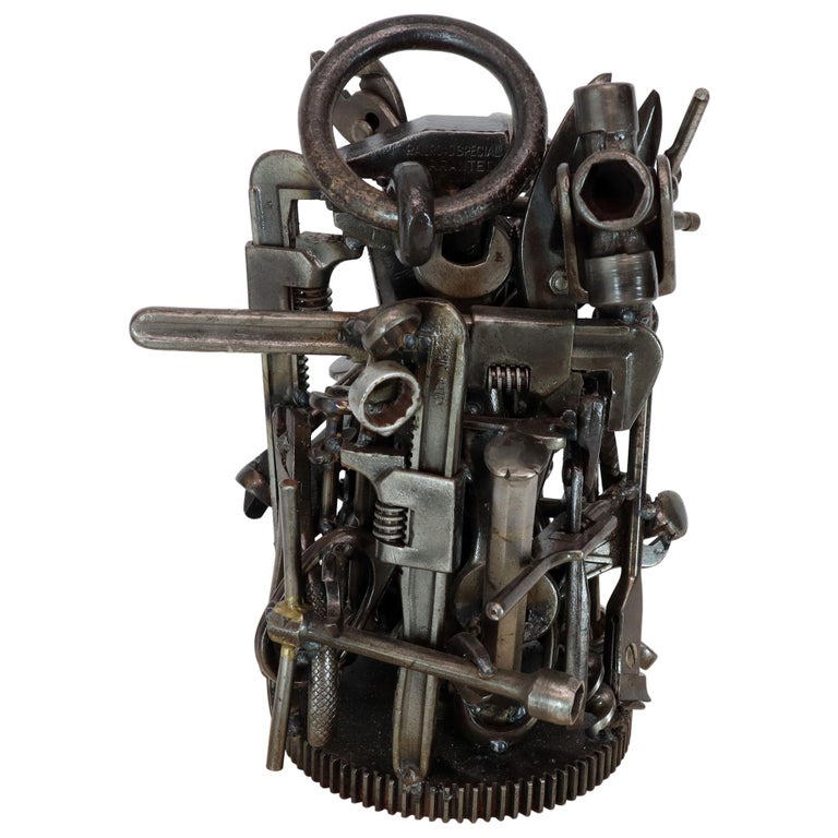 Modern Complex Tools Group Sculpture Welded Tools For Sale at 1stDibs