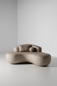 Modern Conchula Corner Sofa, Jacquard, Handmade in Portugal by Greenapple