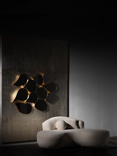 Modern Conchula Corner Sofa, White Boucle, Handmade in Portugal by Greenapple