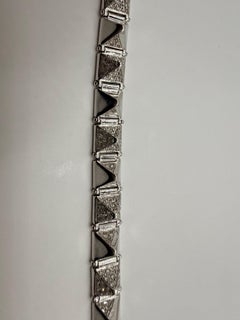 Modern cone diamond bracelet 18KT gold RARE