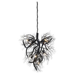 The Moderns Conical Chandelier,  Finition noire mate, collection Desert Wind