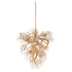 The Moderns Conical Chandelier,  Finition satinée or, Collection Desert Wind