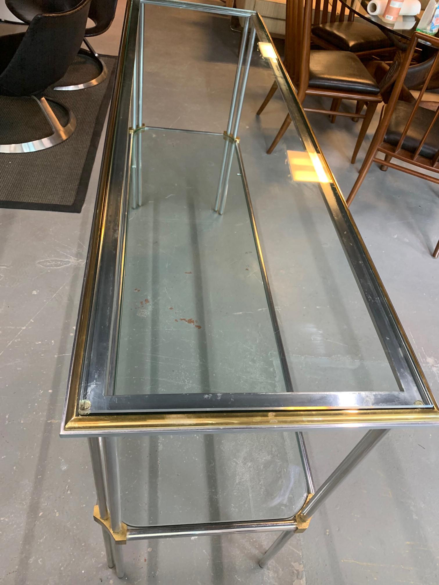 20th Century Modern Console Table by John Vesey For Sale
