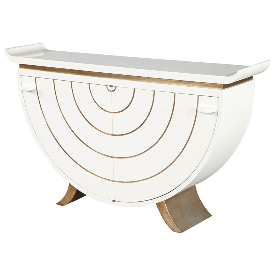 Modern Console Table Credenza by James Mont, circa 1960, USA
