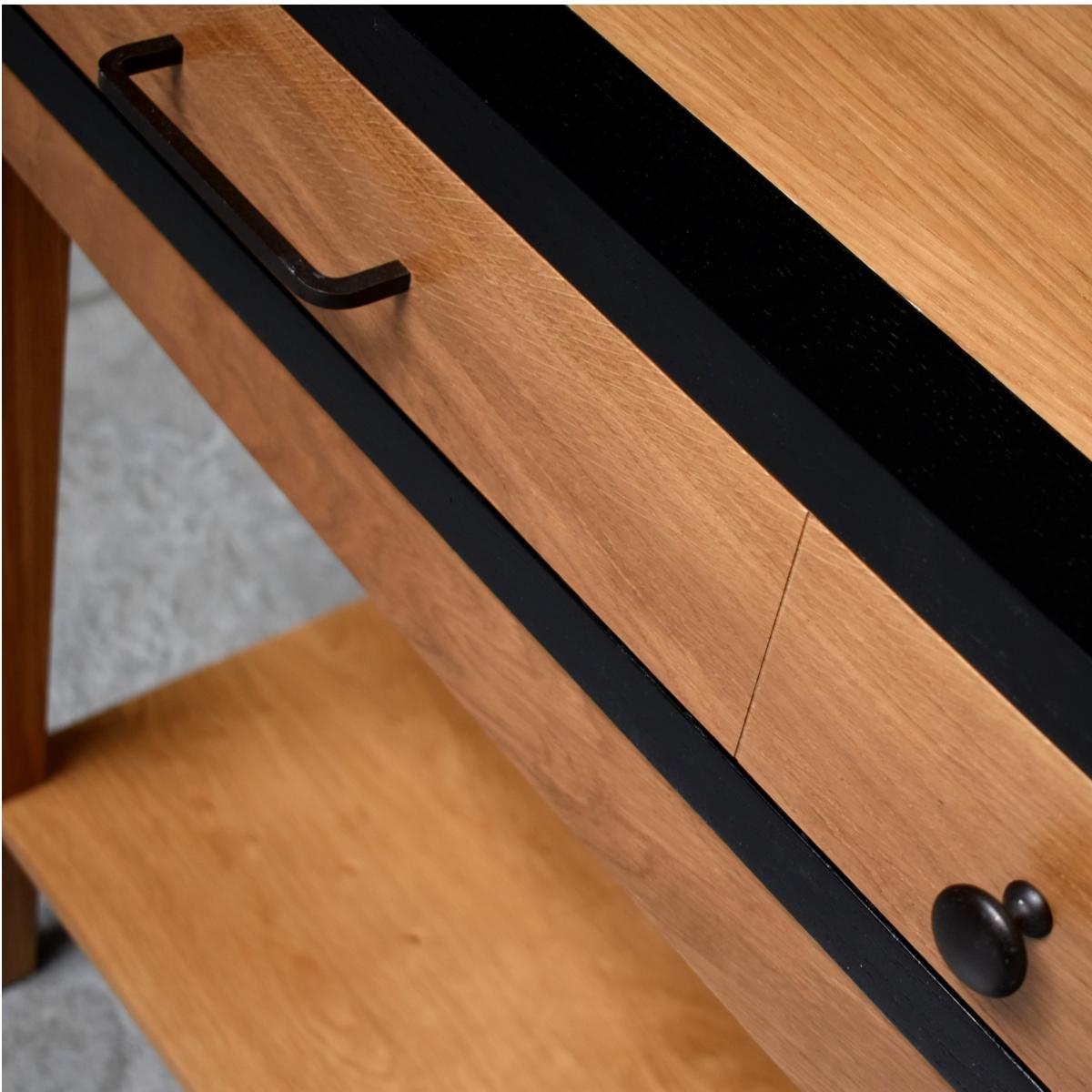 designer console table with drawers