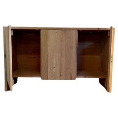 Modern Console Table in Solid White Oak