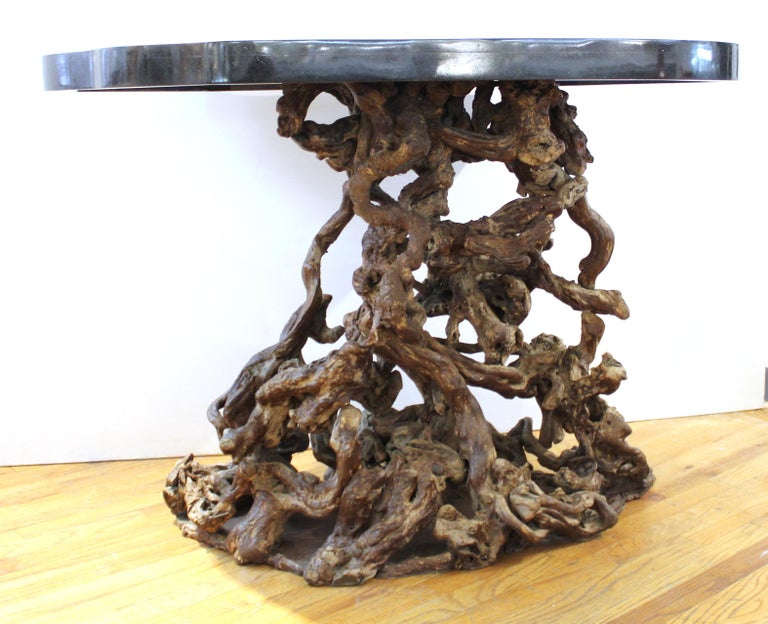 Modern Console Table with Tree Root Base at 1stDibs | tree console table