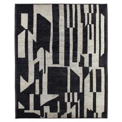 Modern Contemporary Abstract Tribal Oversized Rug