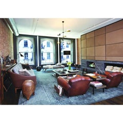 Modern Contemporary Area Rug Beige Taupe, Handmade of Silk and Wool, "Leafdrop"
