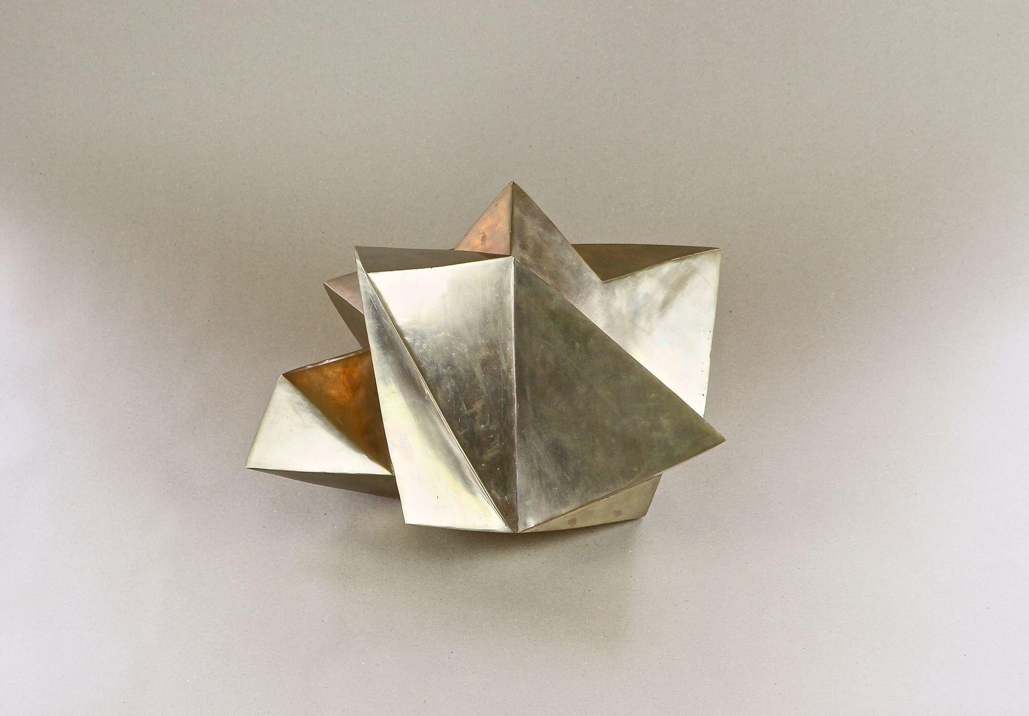 Moderne zeitgenössische Bronzeskulptur „Kristall“ von M. Treml, Österreich 2019 im Angebot 8