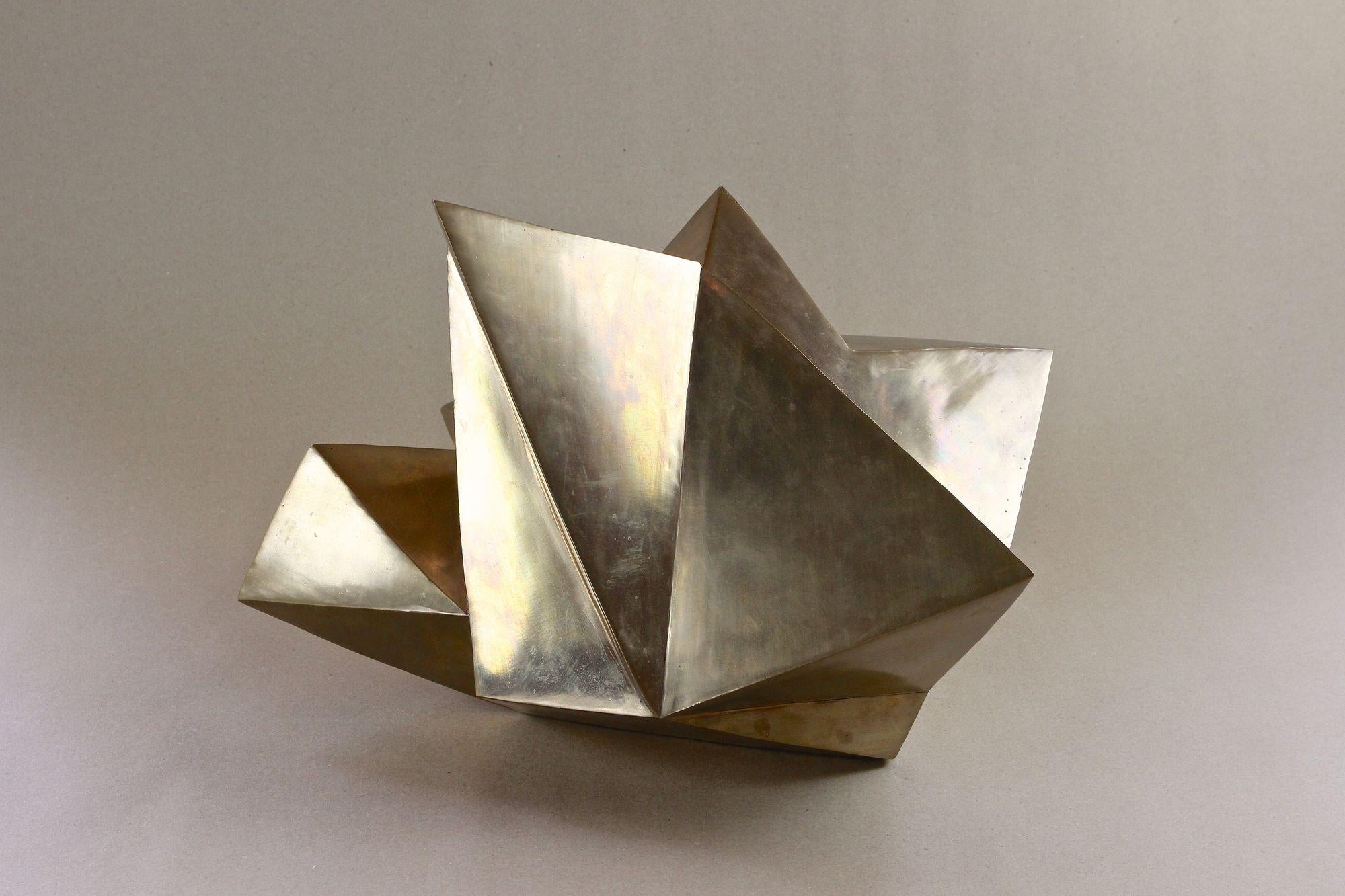 One of a kind modern contemporary bronze sculpture 