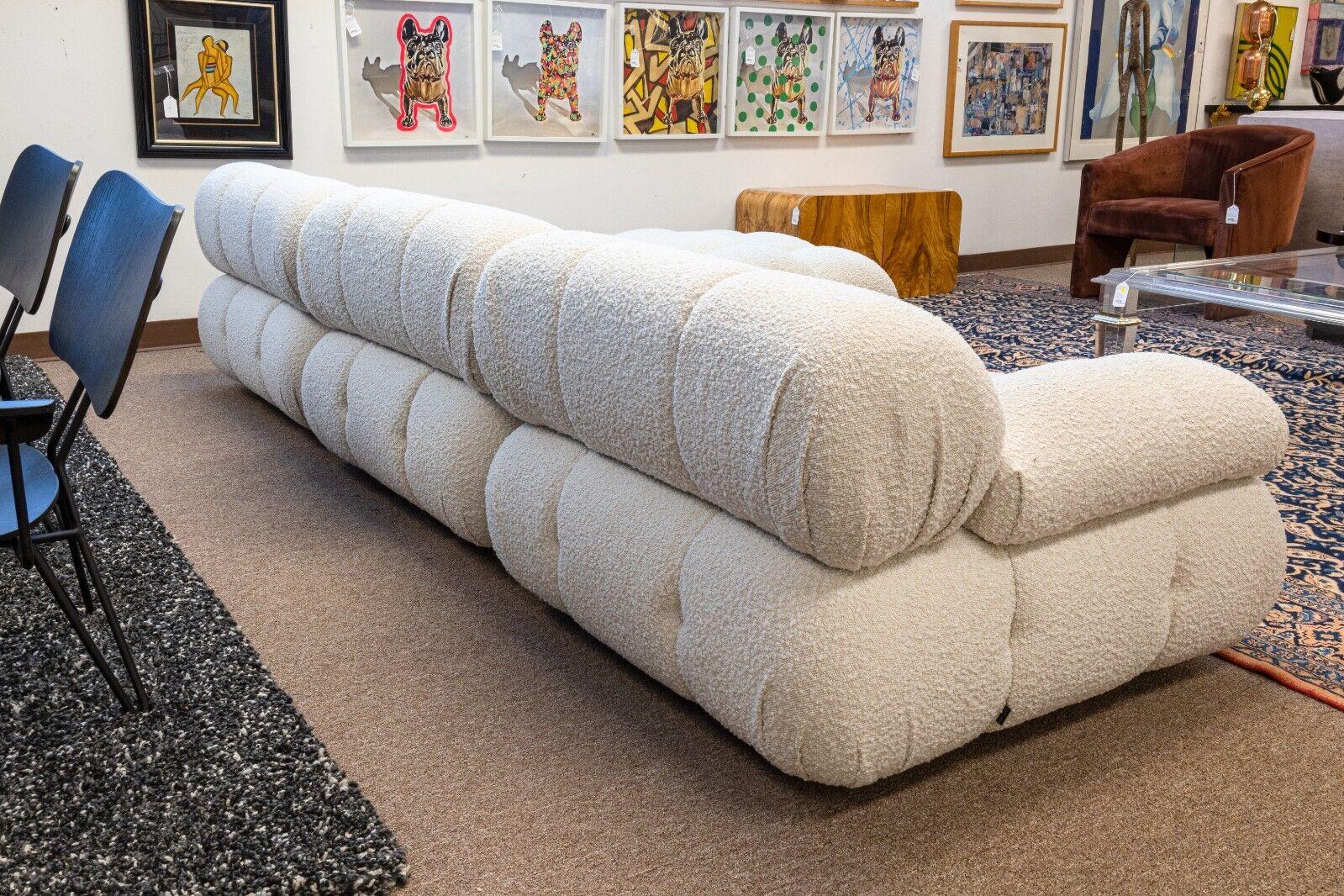 Fabric Modern Contemporary Cream 4pc Rove Concepts Belia Modular Sofa Sectional