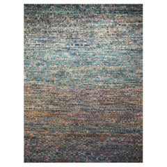 Modern Contemporary Design Rug Hand Knotted Wool and Silk Djoharian Collection