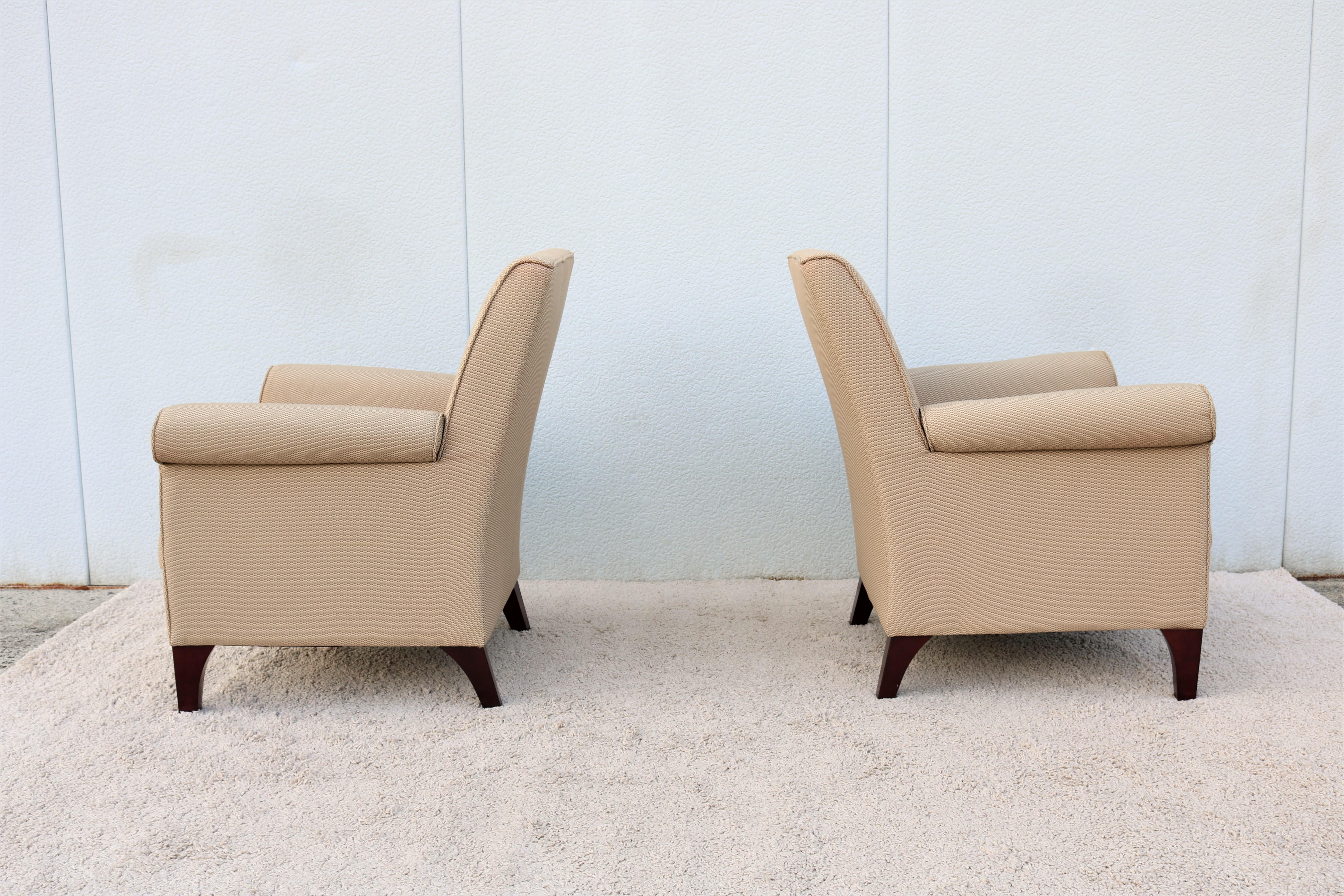 Modern Contemporary Edgar Reuter for Coalesse Khaki Pasio Lounge Chairs, a Pair For Sale 3