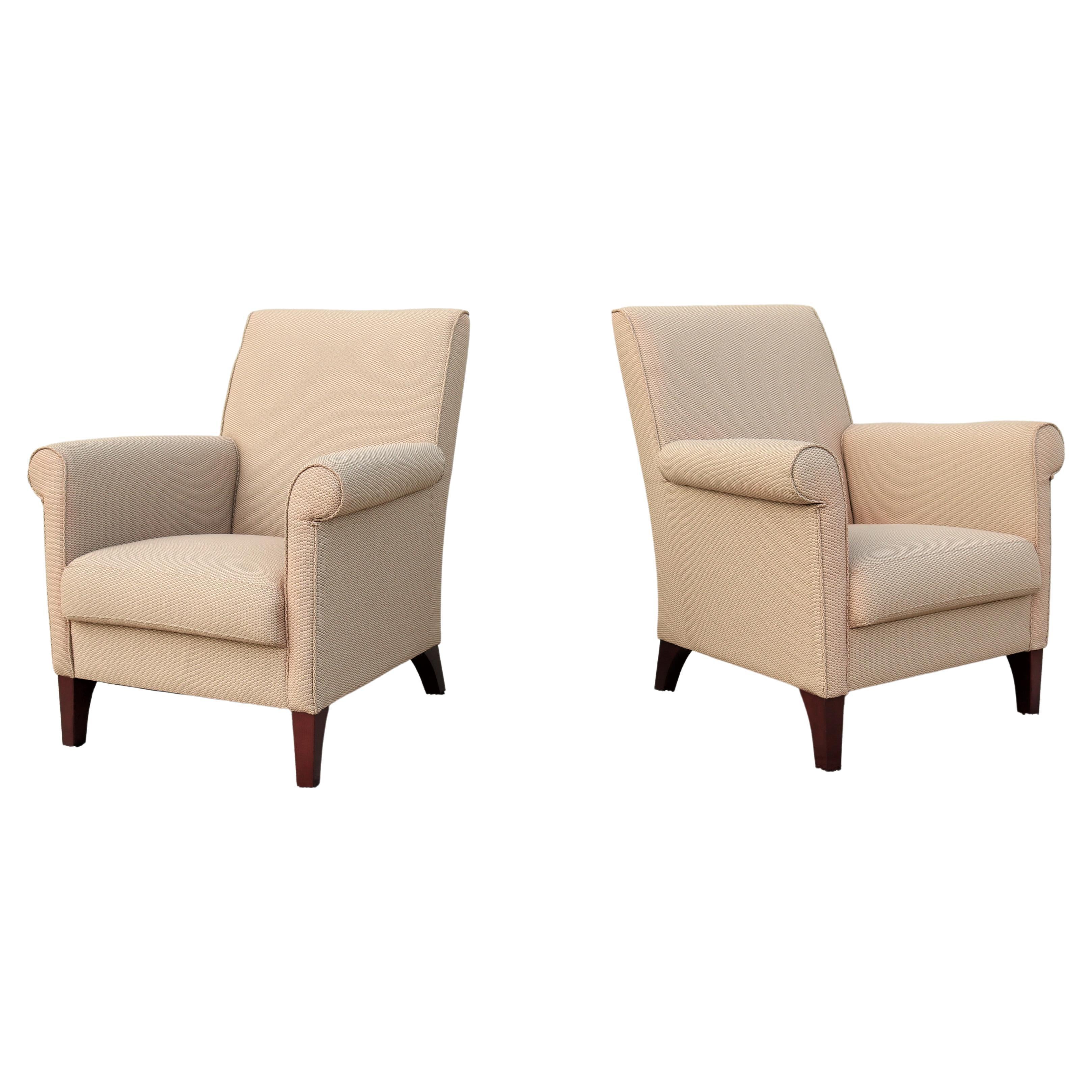Modern Contemporary Edgar Reuter for Coalesse Khaki Pasio Lounge Chairs, a Pair
