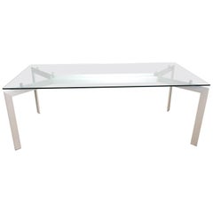 Modern Contemporary Italian Dining Table "METRA" by Makio Hasuike for Seccose