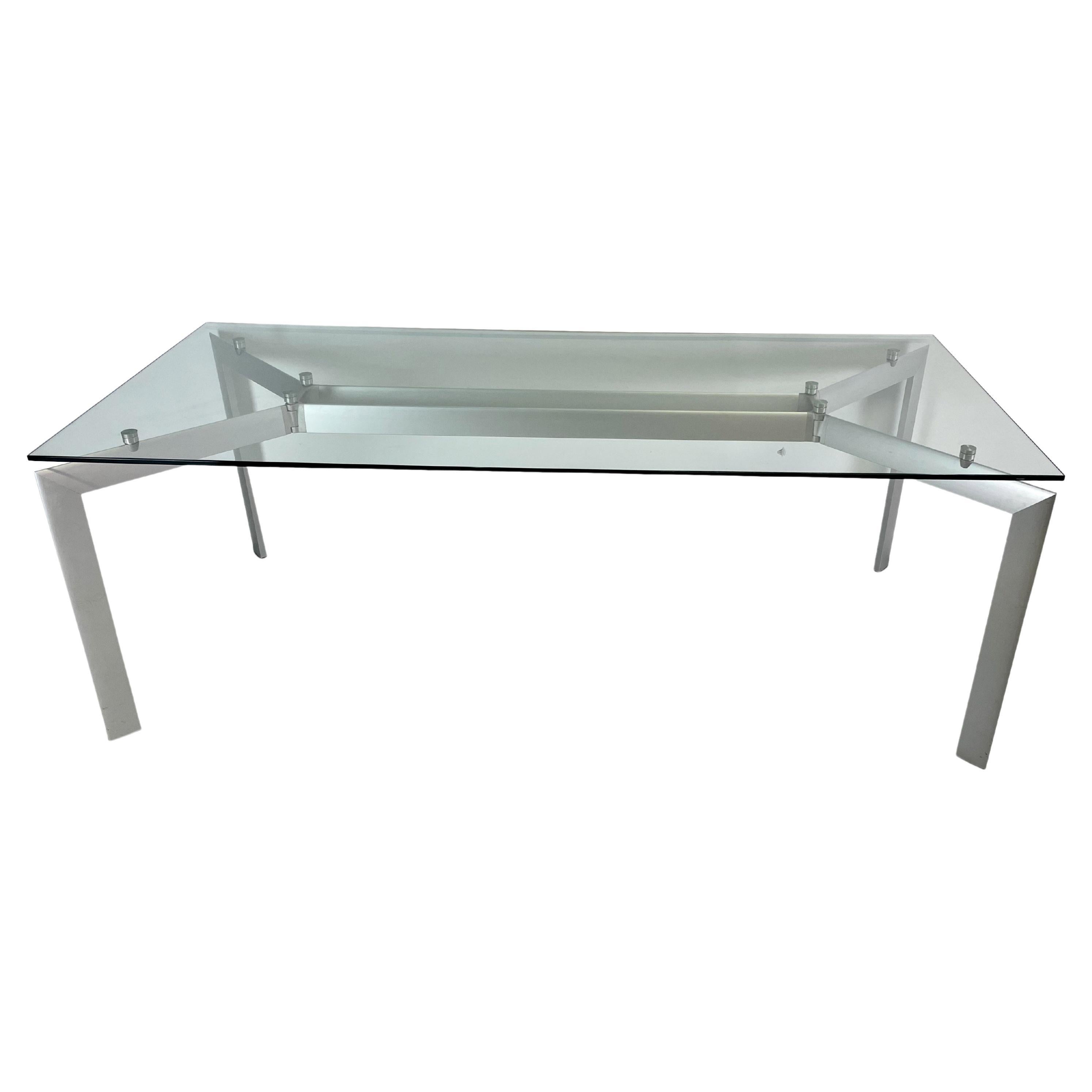 Table à manger italienne moderne et contemporaine "METRA" par Makio Hasuike pour Seccose en vente