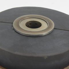 Modern Contemporary Japanese Minimalist LAAB Kaze Bio Fireplace Raku Black Metal