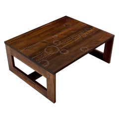 Modern Contemporary Nail Inlay Coffee Table No. 13 by Peter Sandback