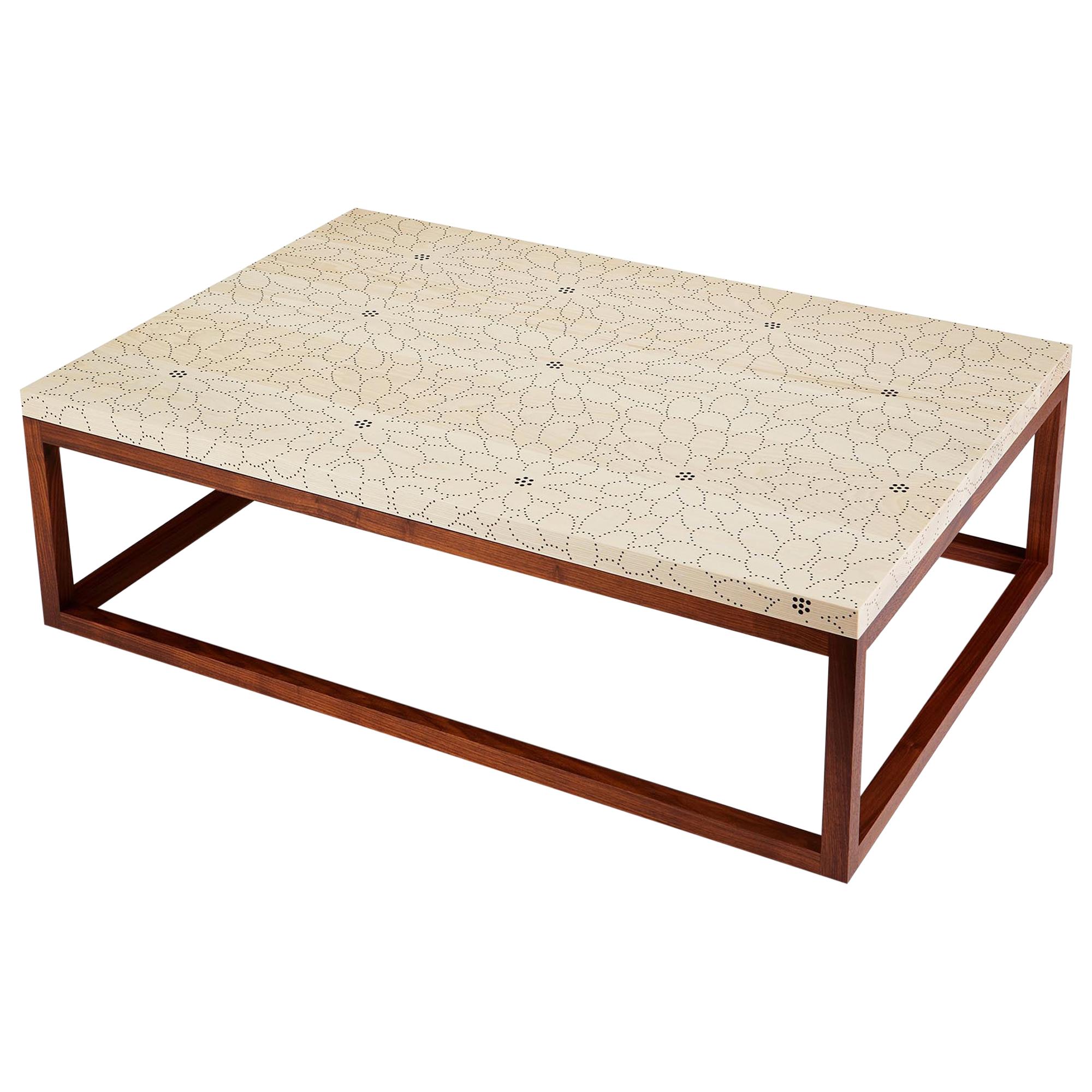 Modern Contemporary Nail Inlay Coffee Table No. 24 by Peter Sandback For Sale