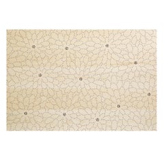 Table basse moderne contemporaine incrustée de clous n° 24 de Peter Sandback
