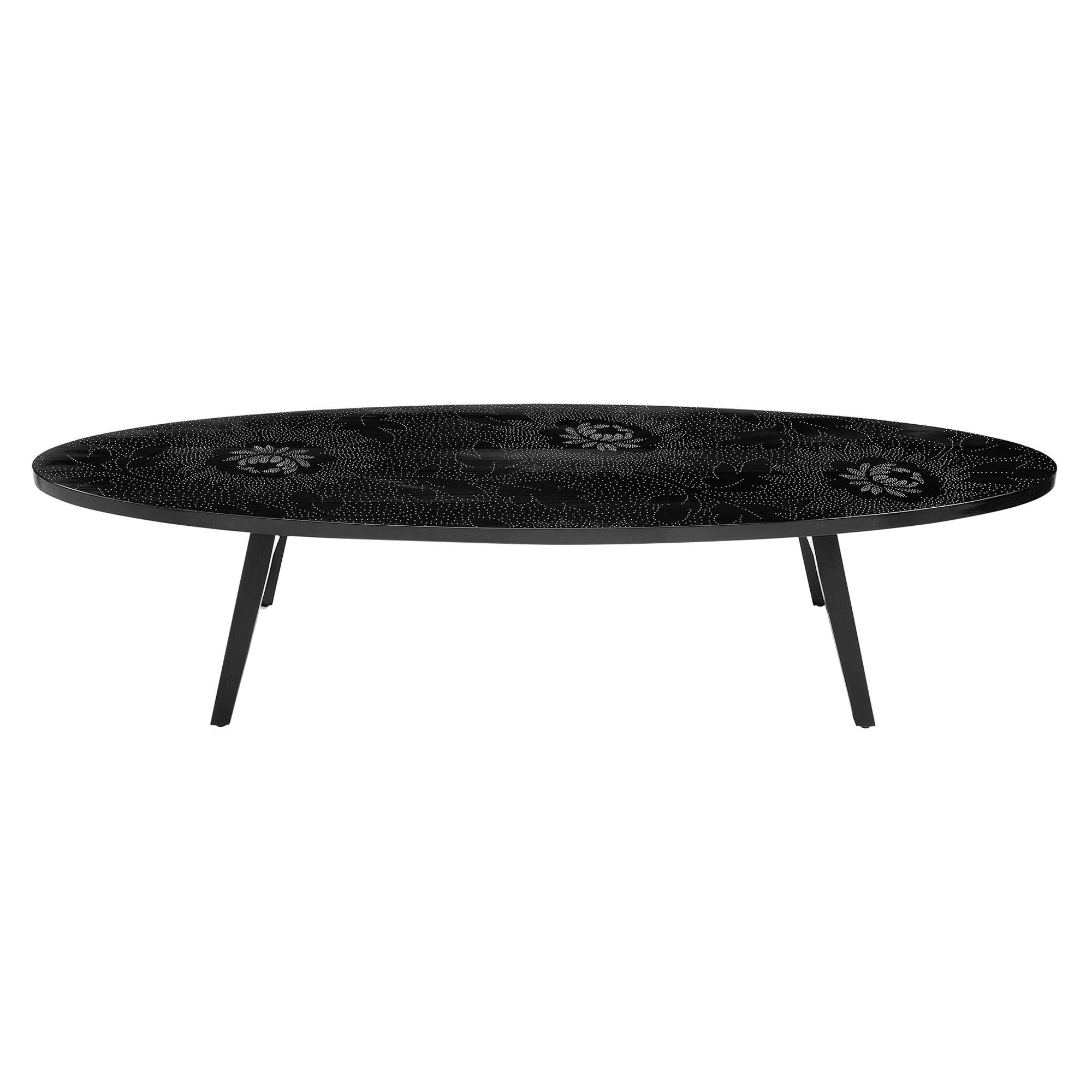 Modern Contemporary Nail Inlay Coffee Table No. 41 by Peter Sandback For Sale