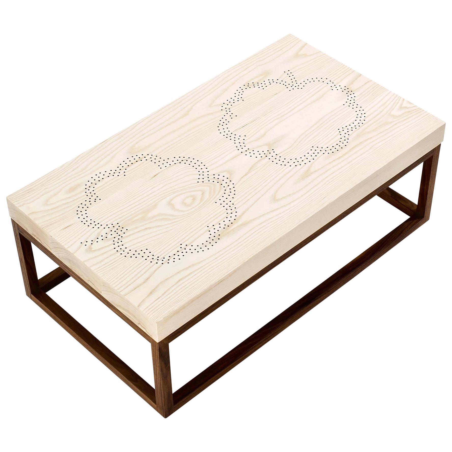 Modern Contemporary Nail Inlay Coffee Table No. 44 by Peter Sandback For Sale