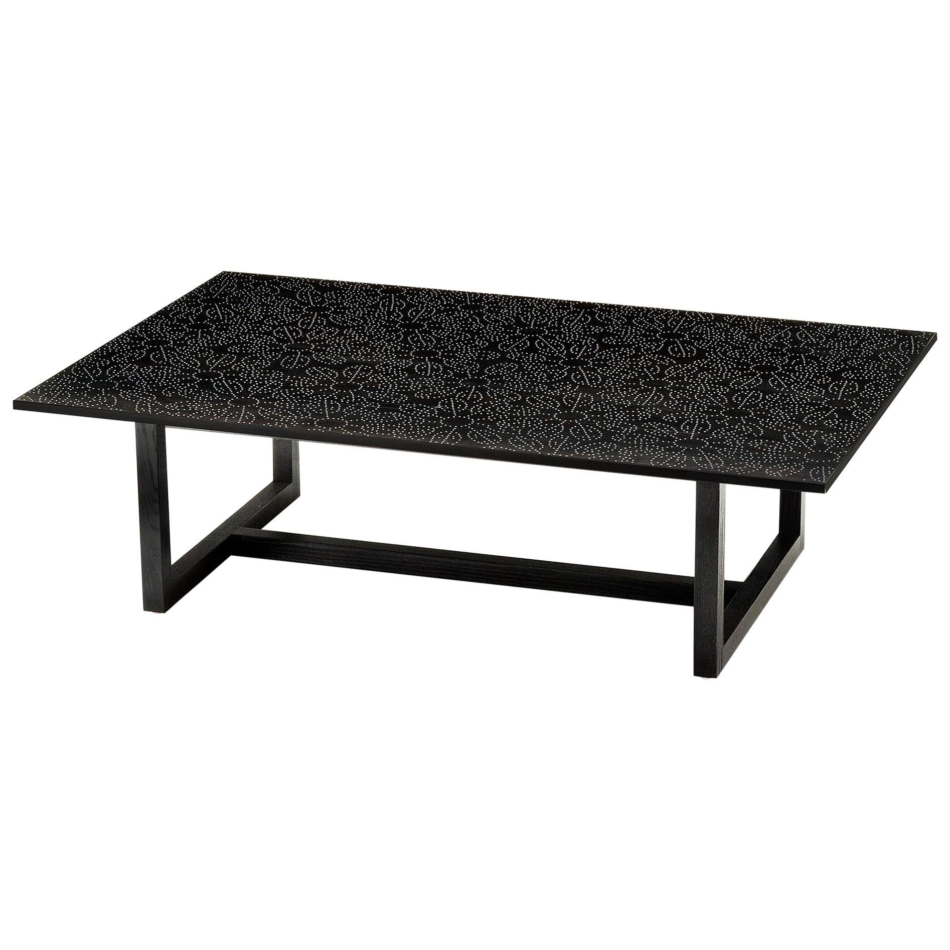 Modern Contemporary Nail Inlay Coffee Table No. 50 by Peter Sandback For Sale