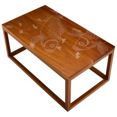 Modern Contemporary Nail Inlay Coffee Table No. 52 by Peter Sandback