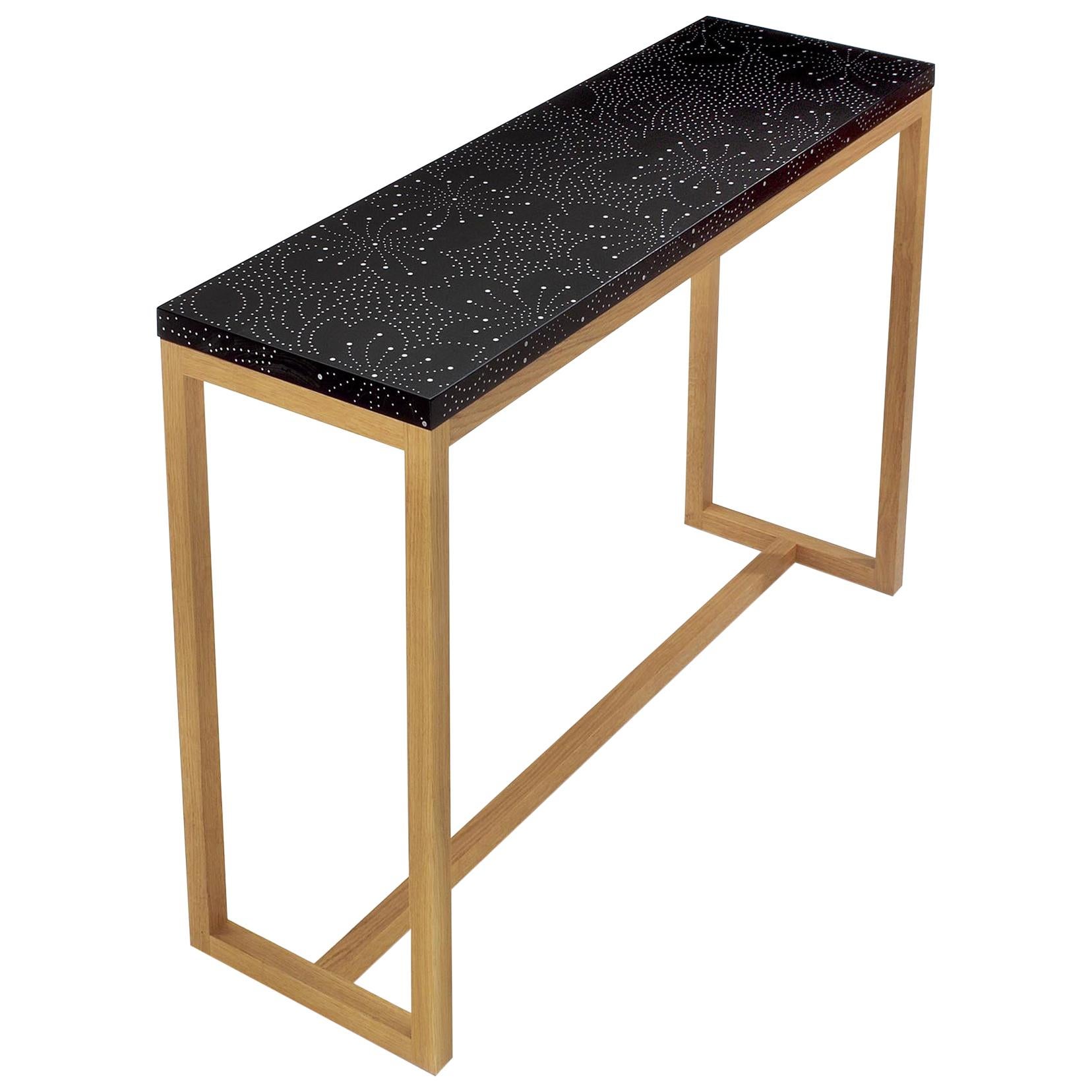 Modern Contemporary Nail Inlay Table No. 406 by Peter Sandback For Sale