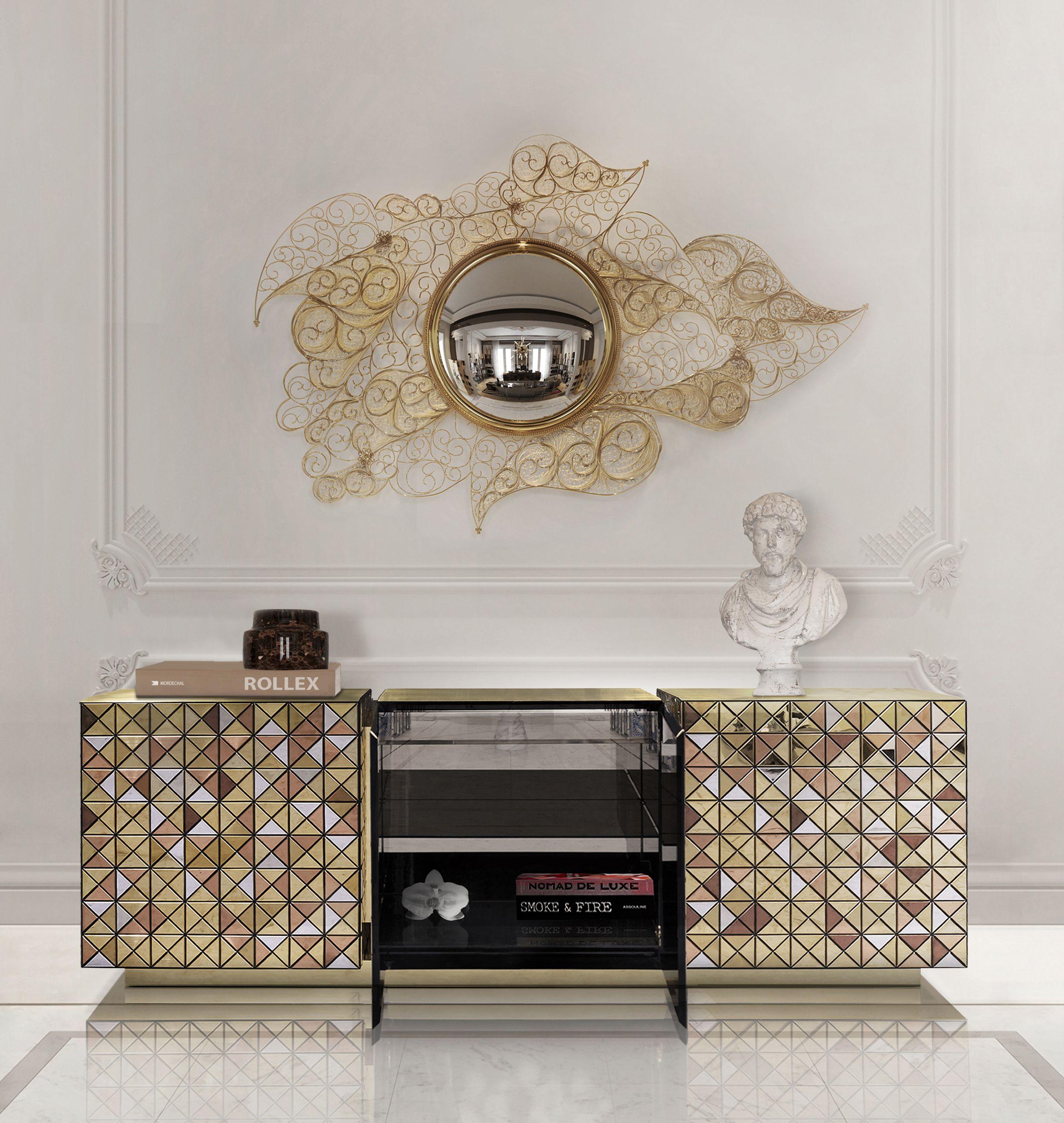 Modern Contemporary Pixel Anodized Sideboard by Boca do Lobo For Sale 5
