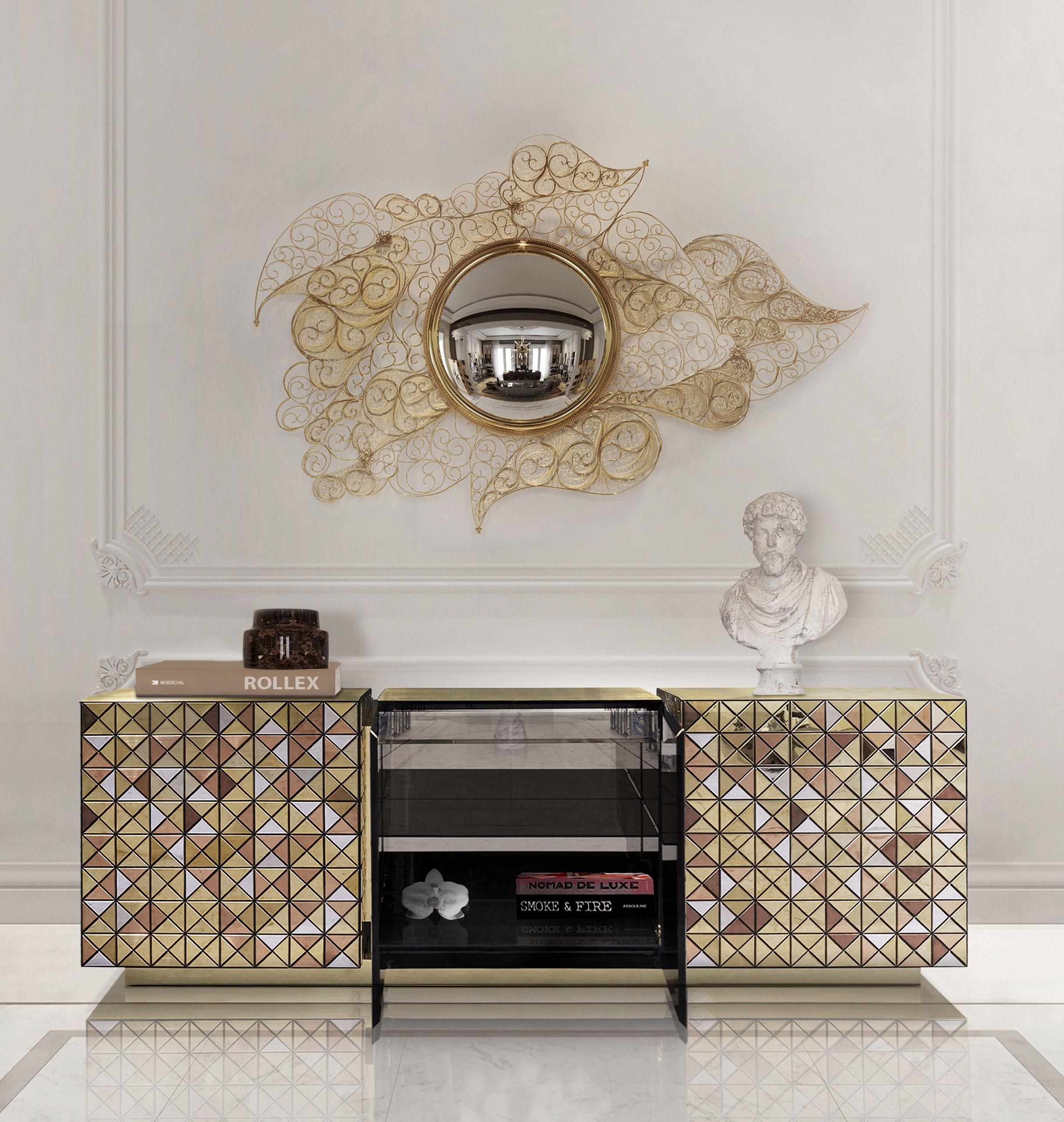 Modern Contemporary Pixel Anodized Sideboard by Boca do Lobo  For Sale 5