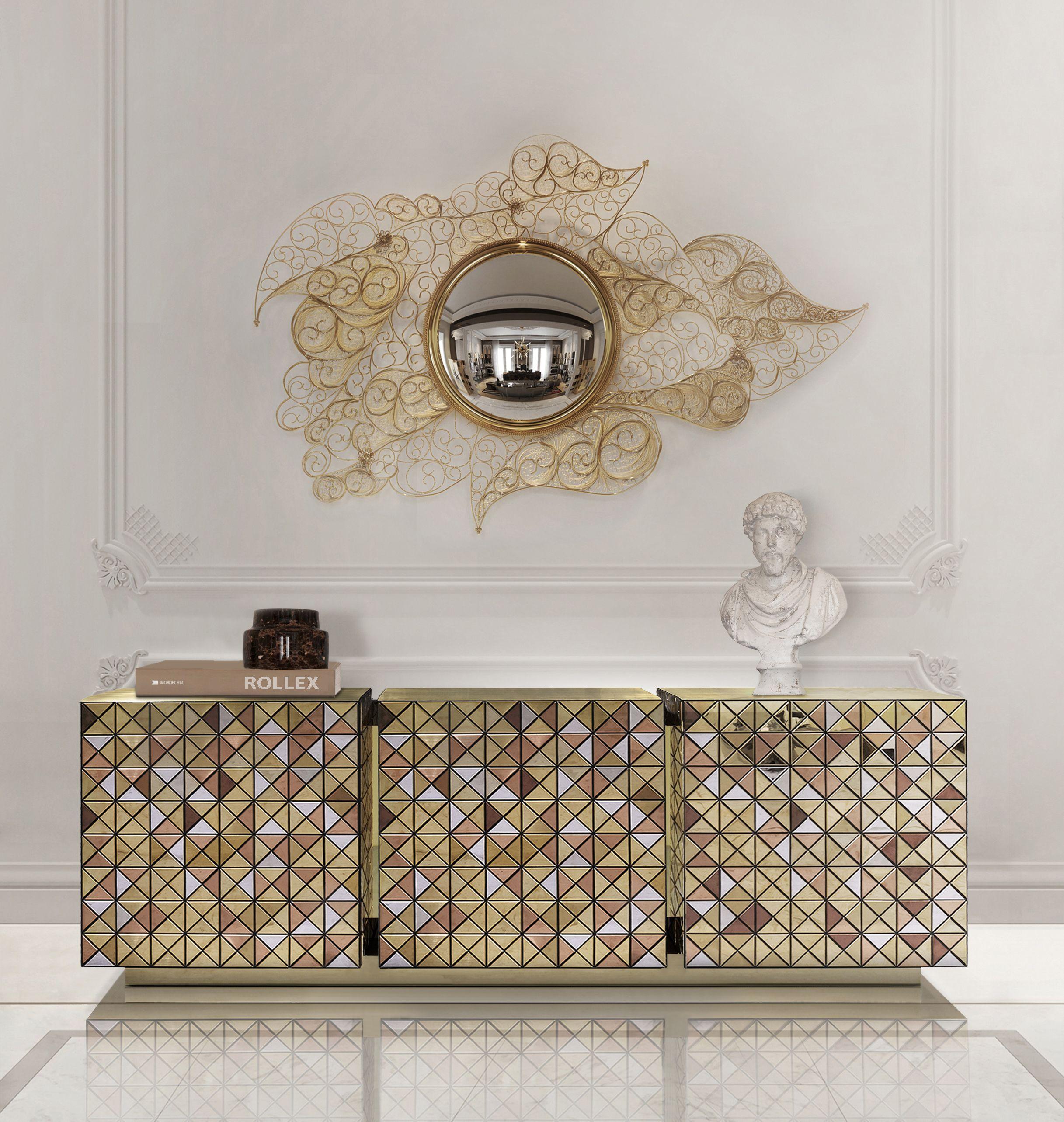 Modern Contemporary Pixel Anodized Sideboard by Boca do Lobo  For Sale 3