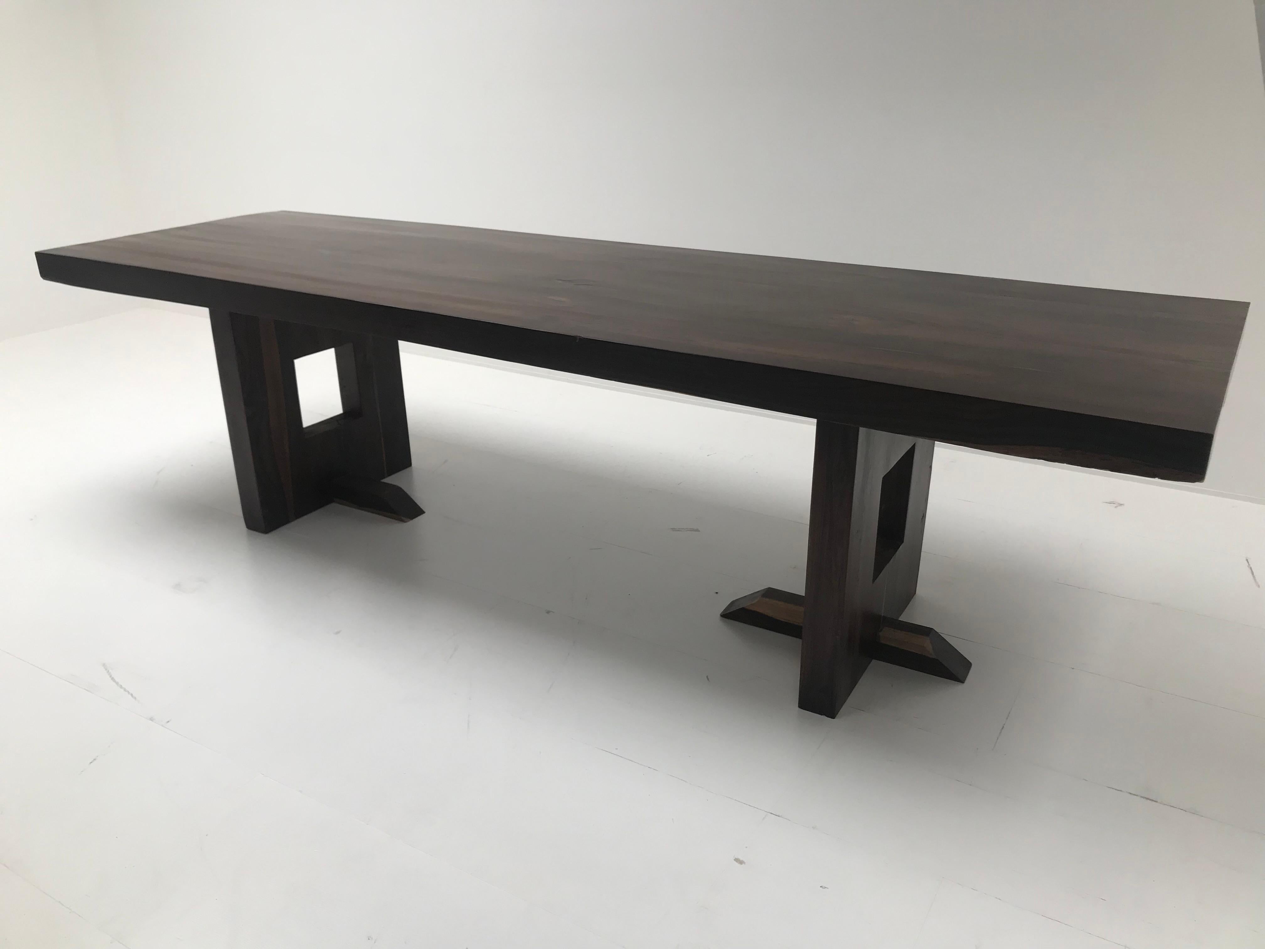 Table rectangulaire moderne et contemporaine en vente 5