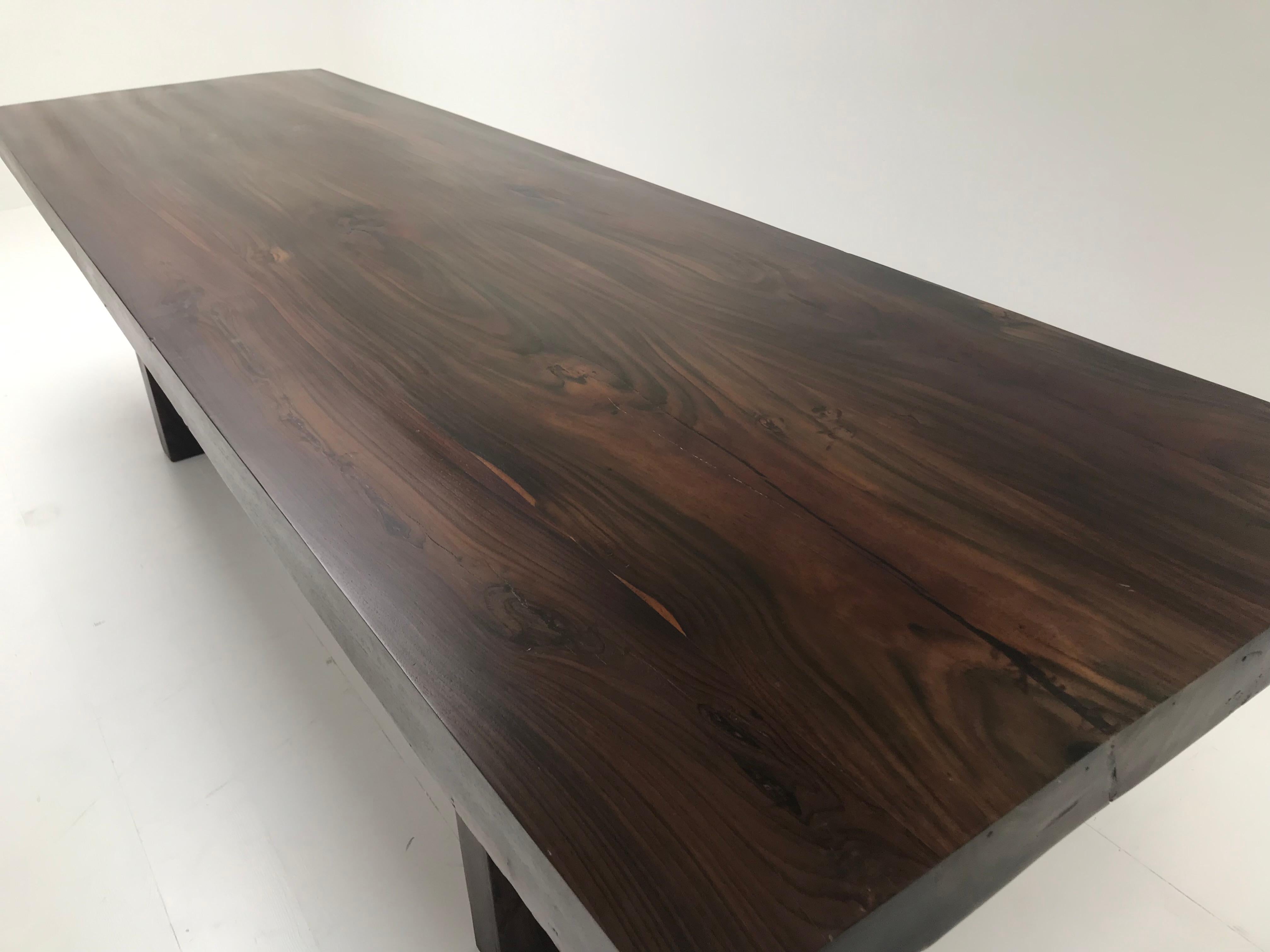 Wood Modern, Contemporary Rectangular Table For Sale